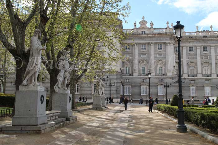 Plaza in Madrid Spain