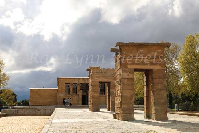 Egyptian temple in Madrid, Spain