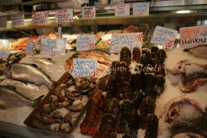 Seafood at Pikes Place Market