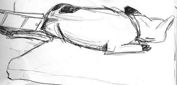 From a Life Drawing Class a Long Time Ago