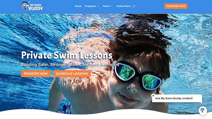 msb aquatics website screenshot